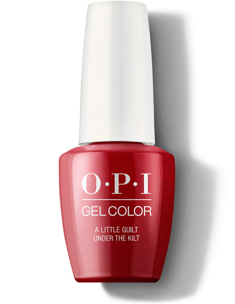 OPI Gel Polish - GCU12 - A Little Guilt Under The Kilt