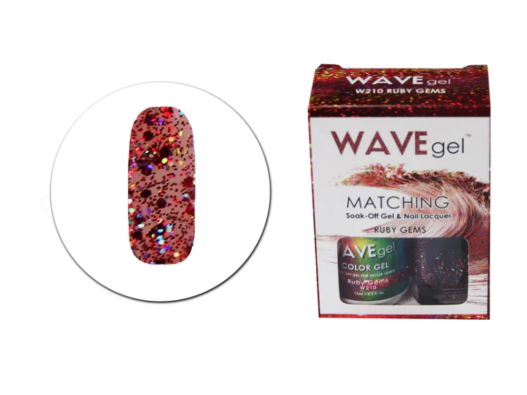 Wave Gel Duo - W210 - Ruby Gems